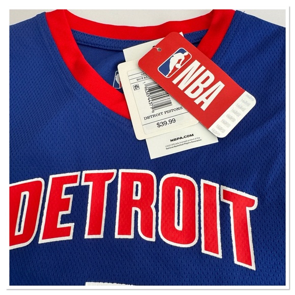 NBA Detroit Pistons #7 Killian Hayes Boys Jersey Basketball Youth - Picture 3 of 4